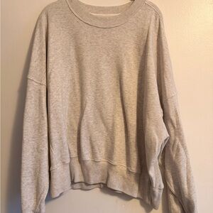 A&F Gray Crewneck Sweatshirt